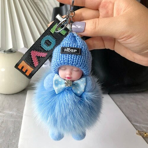 💥 Zachte pluche pop als sleutelhanger – schattig en knus accessoire voor tassen, sleutels en cadeaus