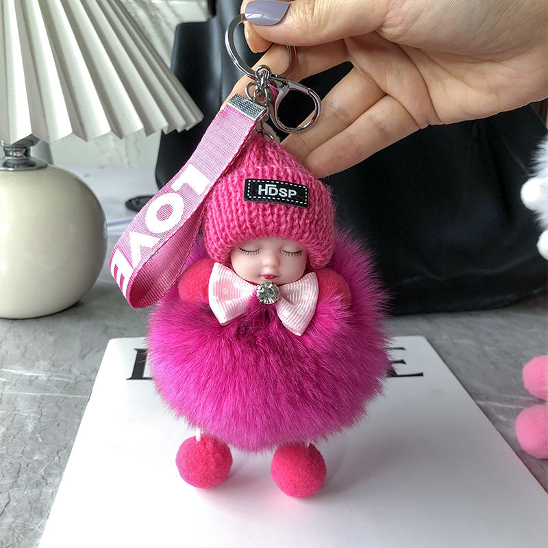 💥 Zachte pluche pop als sleutelhanger – schattig en knus accessoire voor tassen, sleutels en cadeaus