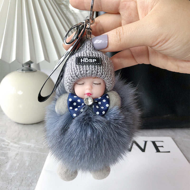 💥 Zachte pluche pop als sleutelhanger – schattig en knus accessoire voor tassen, sleutels en cadeaus