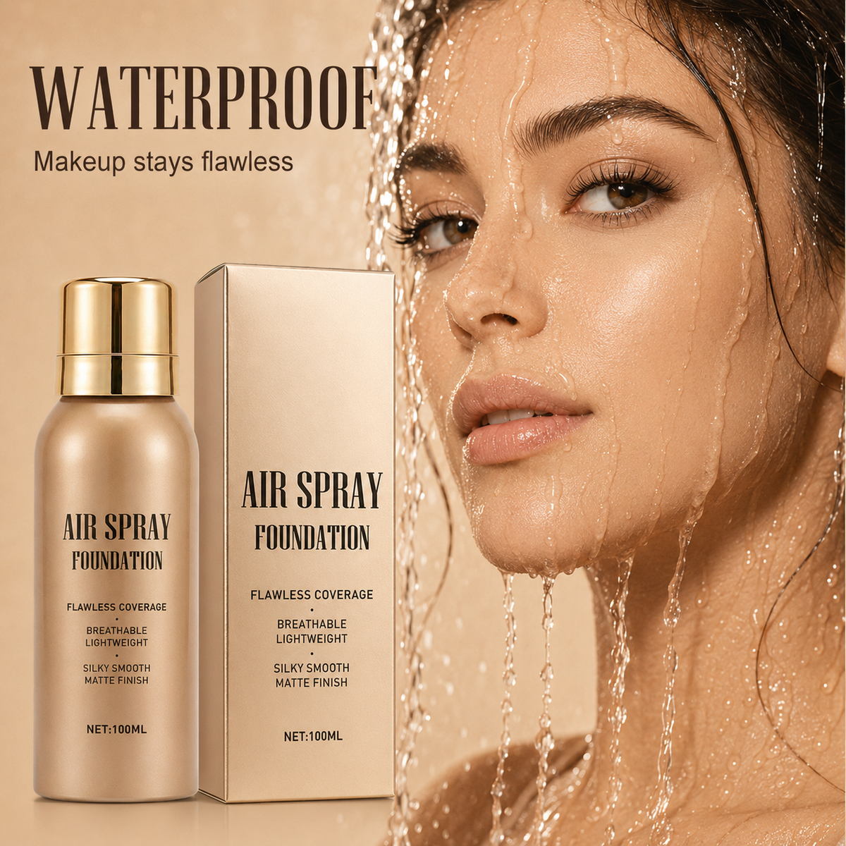 Waterdichte Flawless Air Spray Foundation