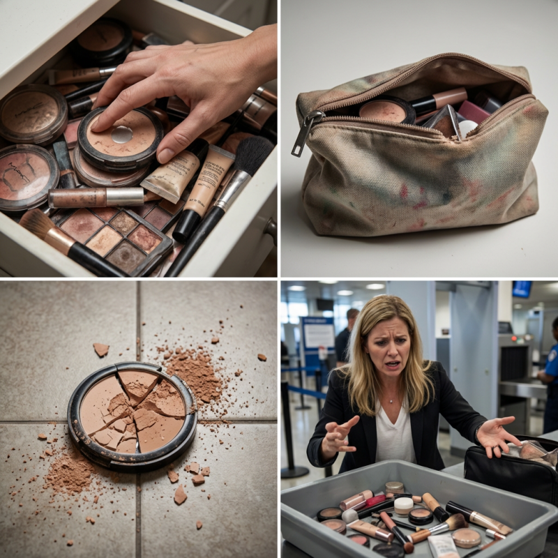 ⏳ Tijdelijke aanbieding⏳ 💄✨ Uitklapbaar 48-Kleuren Make-upboek – Oogschaduw, Blush, Highlighter & Lipmake-up in Eén