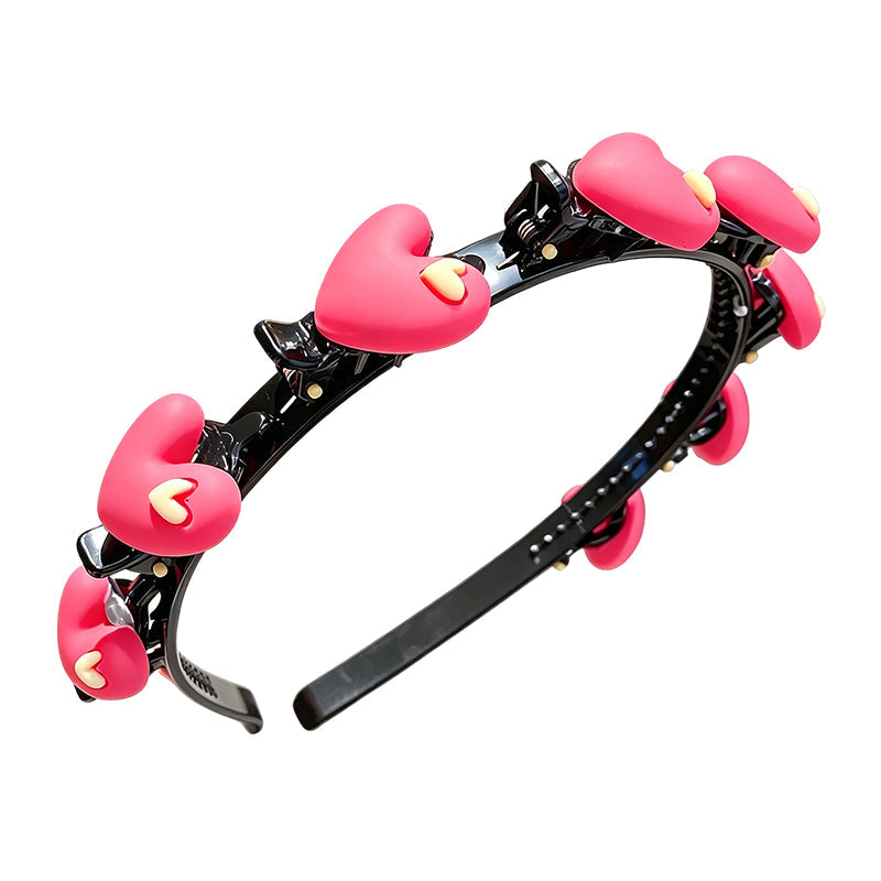 📢📢  1+1 gratis🌻Elke ochtend gevecht bij het haar doen – Cartoon Haarband met Ingebouwde Vlechtclips voor Meisjes | 13 Printjes 🌸✨