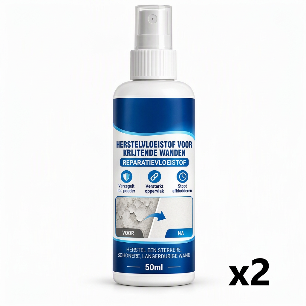 🧱✨ Muurverharder – van stoffig naar stevig in één spray.
