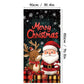 🎄 2+1 GRATIS – Kerstdeurdecoratie met Kerstman & Sneeuwpop – Feestelijke Prints, Kleurvast Polyester & Makkelijk Op Te Hangen