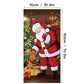 🎄 2+1 GRATIS – Kerstdeurdecoratie met Kerstman & Sneeuwpop – Feestelijke Prints, Kleurvast Polyester & Makkelijk Op Te Hangen