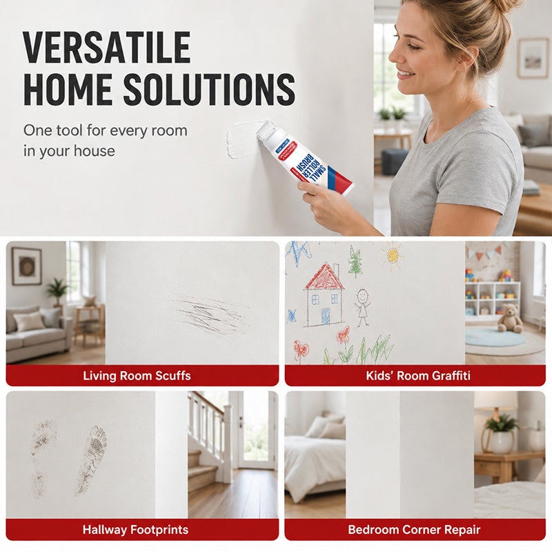 🧱🖌️ 50% KORTING! Nooit meer knoeien met muurreparatie! Deze waterdichte pasta met ingebouwde roller strijkt scheuren en vlekken in seconden weg – veilig, geurarm en direct klaar voor gebruik!