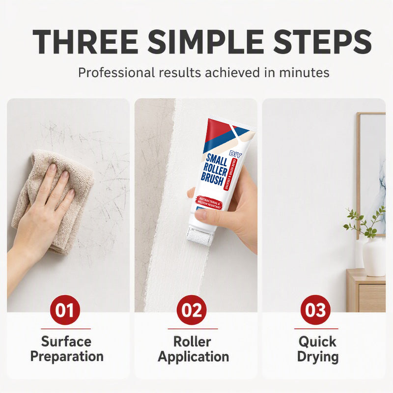 🧱🖌️ 50% KORTING! Nooit meer knoeien met muurreparatie! Deze waterdichte pasta met ingebouwde roller strijkt scheuren en vlekken in seconden weg – veilig, geurarm en direct klaar voor gebruik!