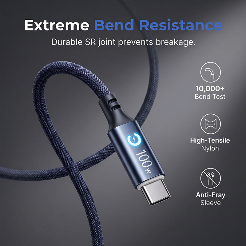 🔥💻 50% KORTING! Stop met kabels die breken of je batterij slopen! Dé 100W USB-C snellader met automatische stroomonderbreking & E-marker chip – universeel, duurzaam, altijd klaar!