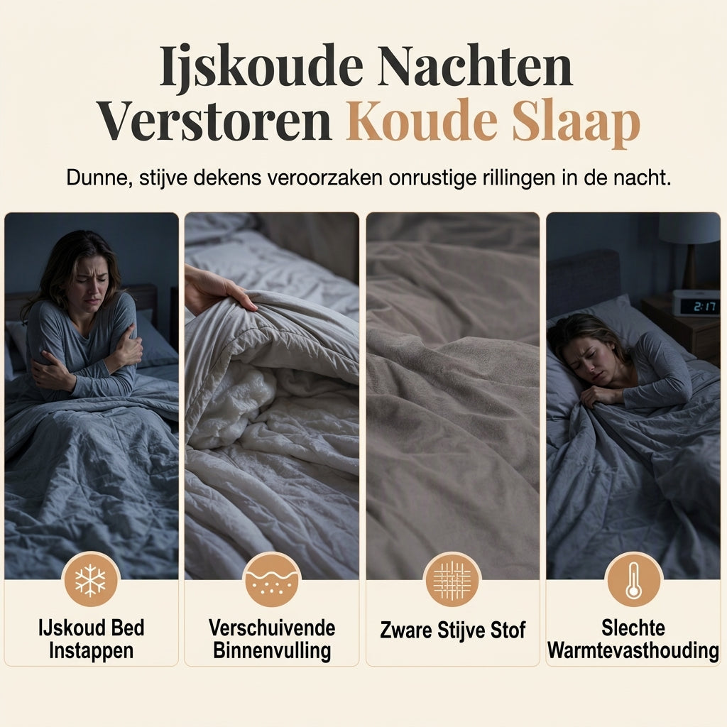 ⏳ 50% KORTING! ⏰ Tweezijdig Sherpa fleece dekbed – Dikke warme winterdeken, zacht fluweelgevoel | Gezellig beddengoed voor ultiem comfort❄️