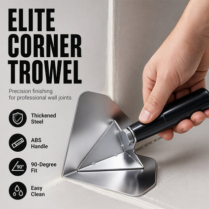 🛠️Stainless Steel Corner Trowel – Precise Corner Finishing, Anti-Rust, Ergonomic Handle ✨