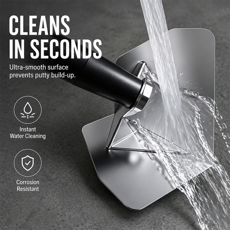 🛠️Stainless Steel Corner Trowel – Precise Corner Finishing, Anti-Rust, Ergonomic Handle ✨