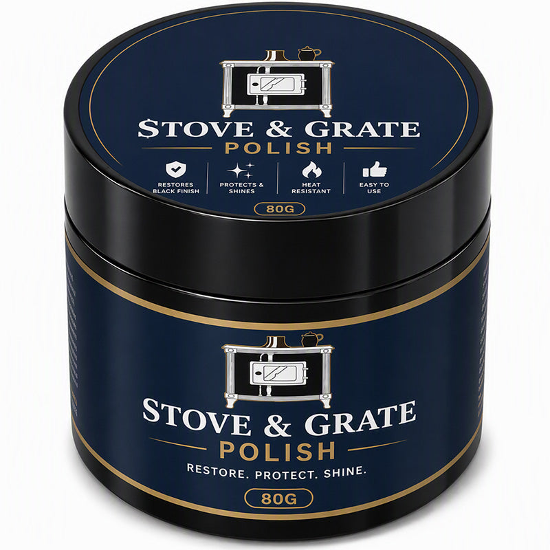 🔥⚫ 50% KORTING! Nooit meer doffe, grijze gietijzeren kachel! Deze kachelpoets met spons herstelt de diepe zwarte glans en beschermt tegen hitte – 80g!