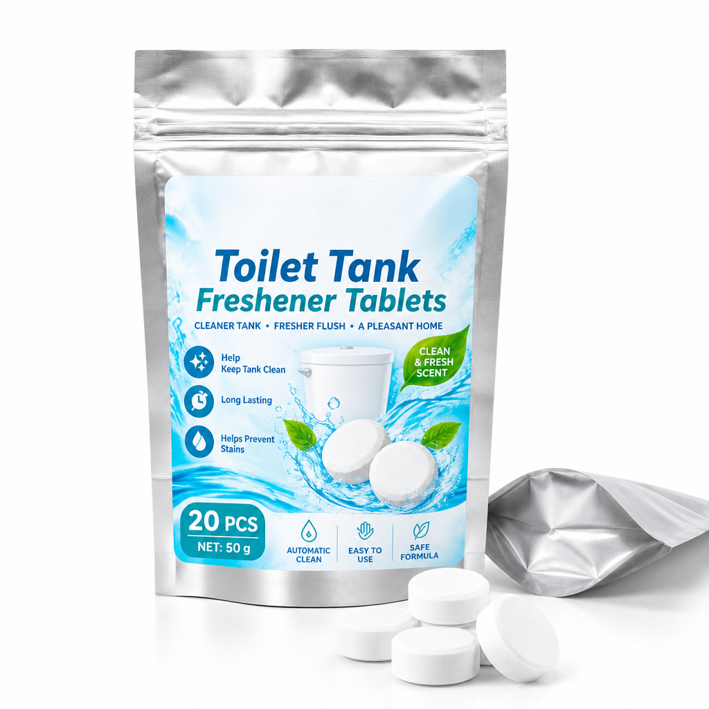 🥳HOT SALE 2026🥳💞AL 50K+ VERKOCHT! 🚽✨ 50% KORTING! 20-pack toilettankverfrissingstabletten – bruisende werking bestrijdt geurtjes, langzame afgifte reinigt continu. Zacht voor leidingen! 🧼✅