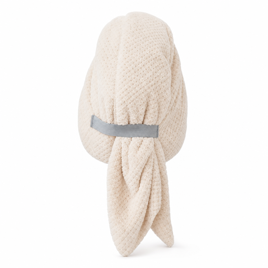 Coral Fleece Hair Drying Towel for Women 60x100cm Pineapple Grid Absorbent Quick Drying Head Wrap Turban