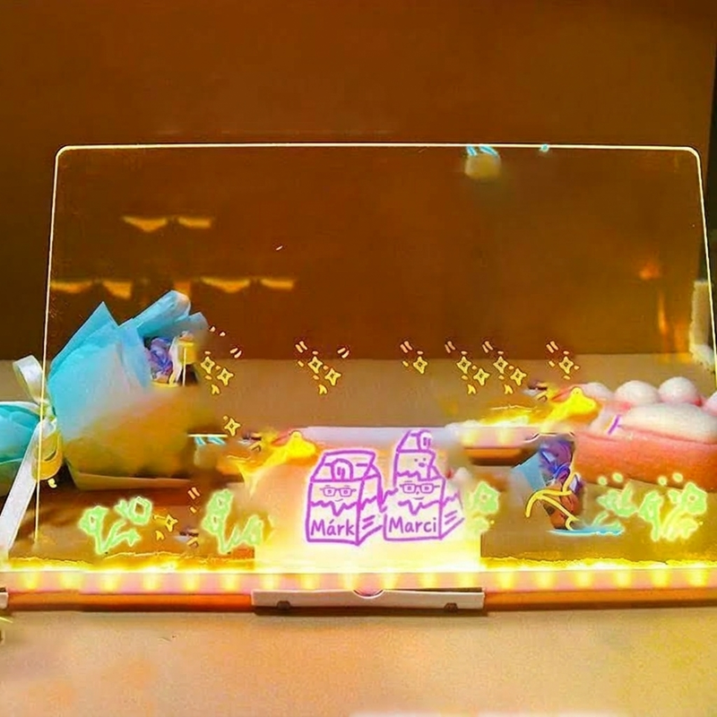 🎨 Kids DIY Verlicht Uitwisbaar Tekenbord Set – Nu met Korting! ✨