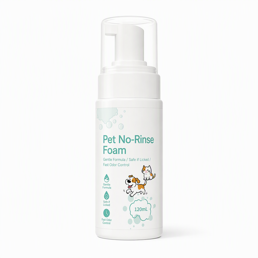 ⏳ Tijdelijke aanbieding⏳ Reinigingsschuim zonder uitspoelen voor katten en honden, 120 ml
