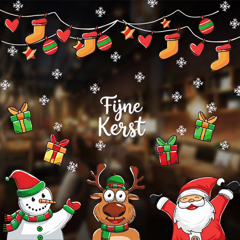 ❄Kerst Raamstickers🔥