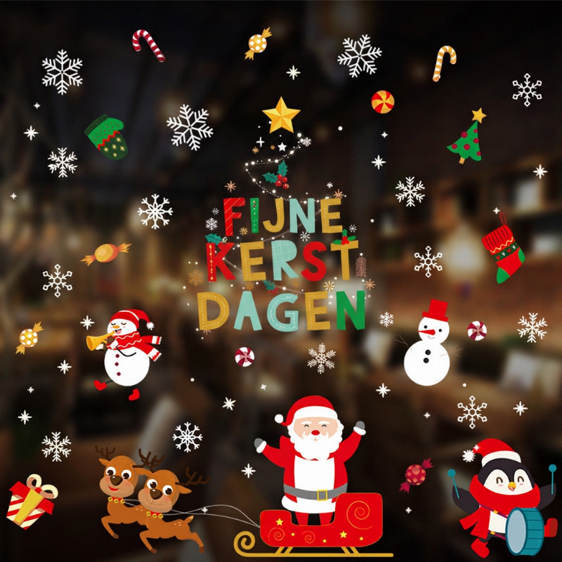❄Kerst Raamstickers🔥