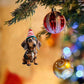 7-delige Kerstboomversiering - Hangende hondenornamenten