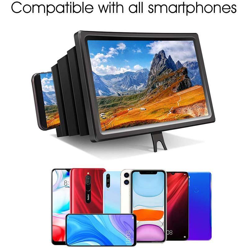 Vergroot je scherm in een handomdraai! 3D HD-schermvergroter voor je telefoon