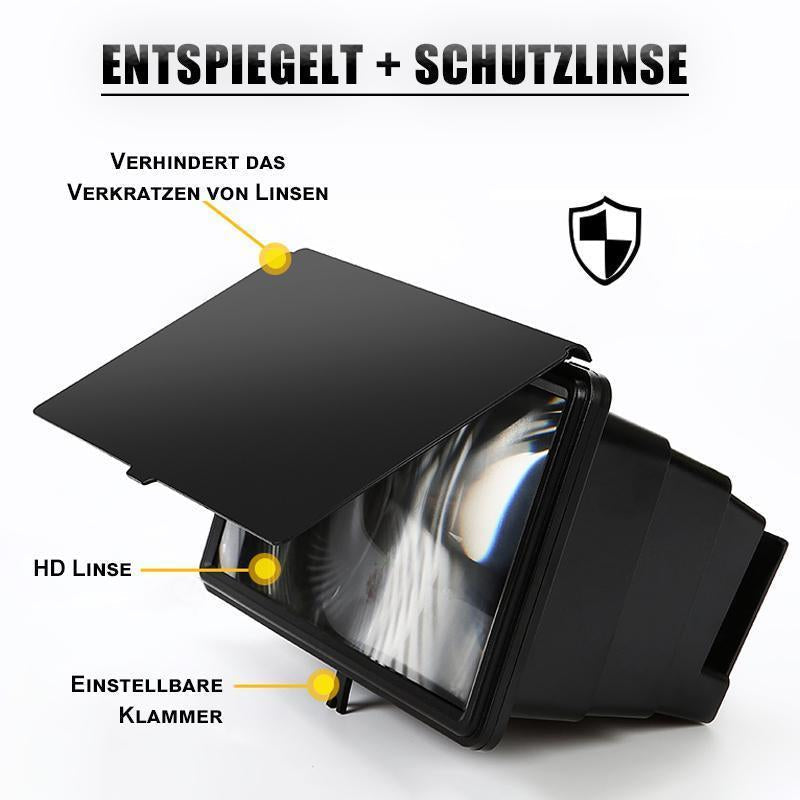 Vergroot je scherm in een handomdraai! 3D HD-schermvergroter voor je telefoon