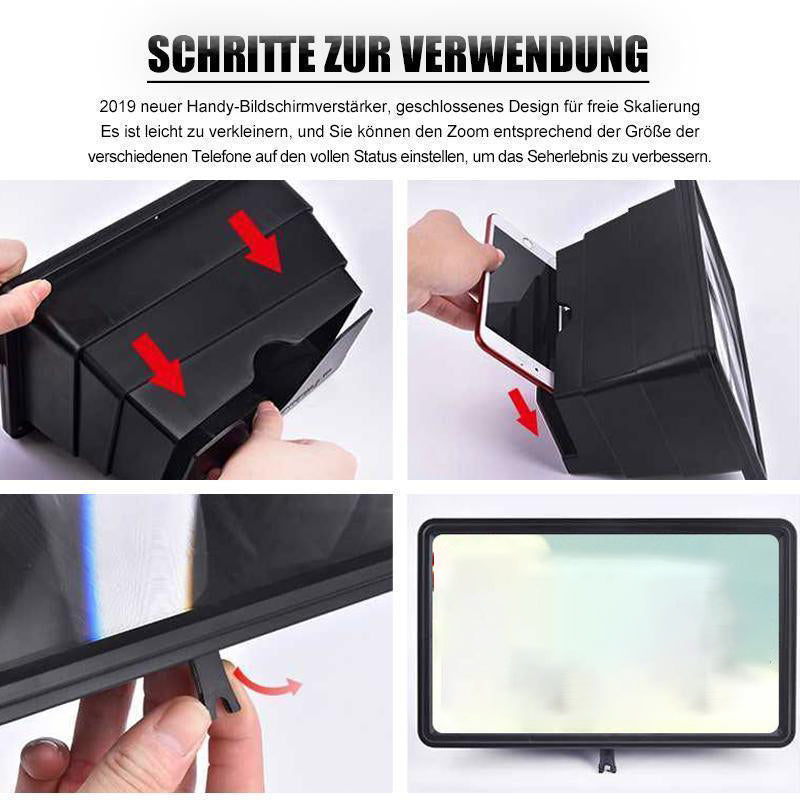 Vergroot je scherm in een handomdraai! 3D HD-schermvergroter voor je telefoon