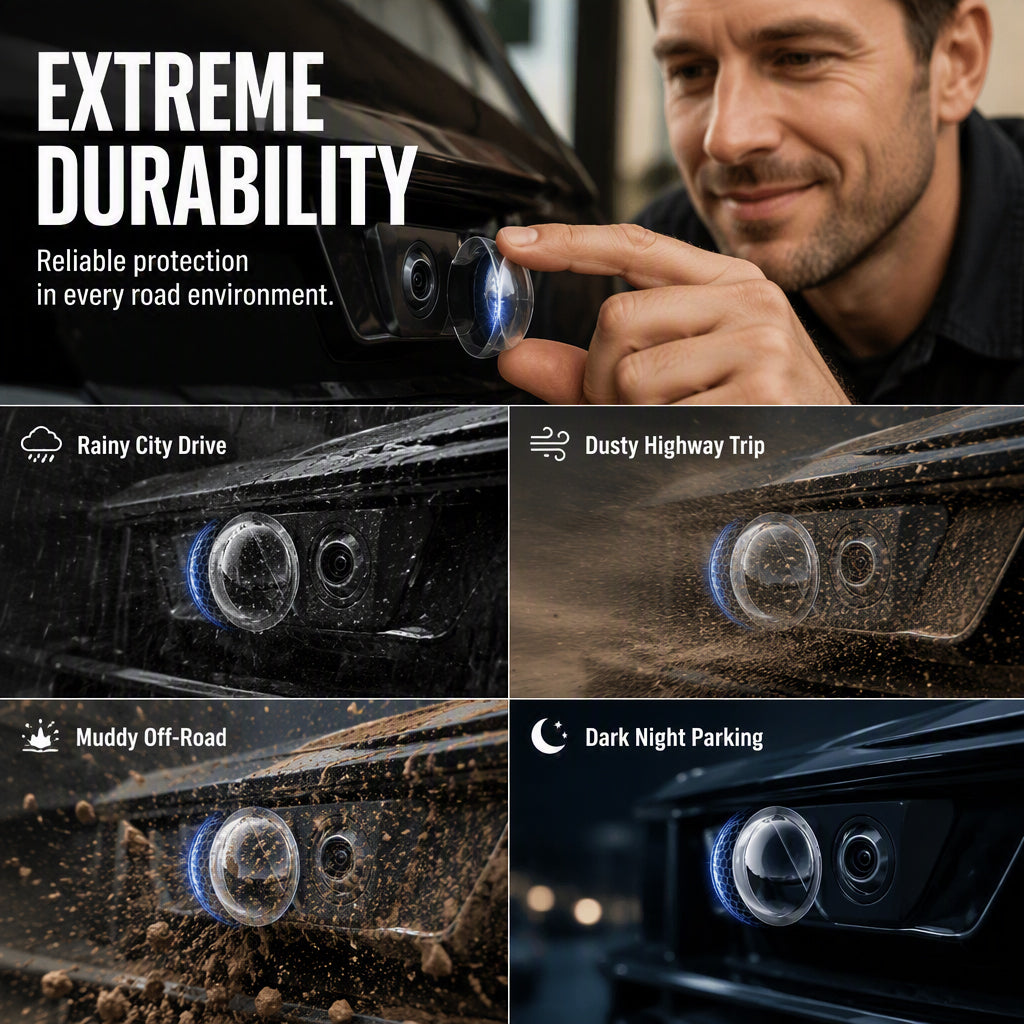 🚗📷 50% KORTING! Nooit meer een vuile of bekraste cameralens! Deze transparante beschermkap houdt stof, modder en krassen buiten – helder zicht