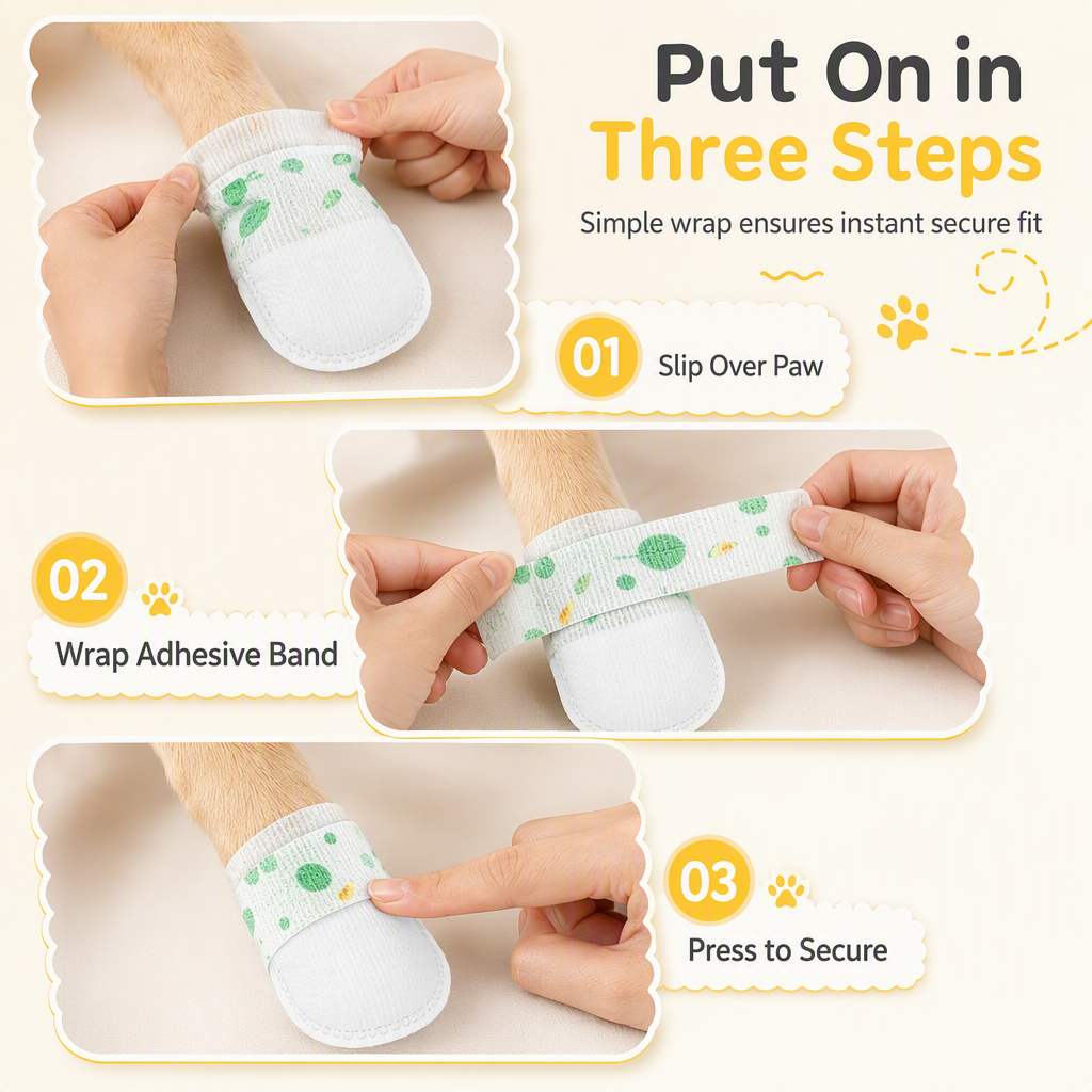 Disposable Waterproof Dog Paw Covers