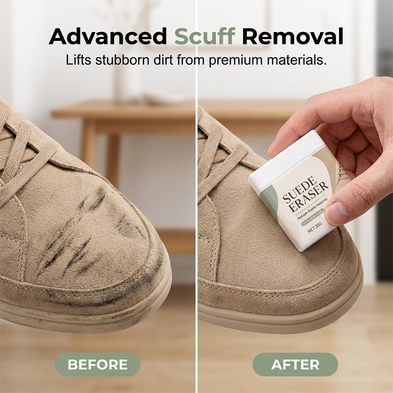 Suède gumreiniger voor nubuck schoenen en laarzen