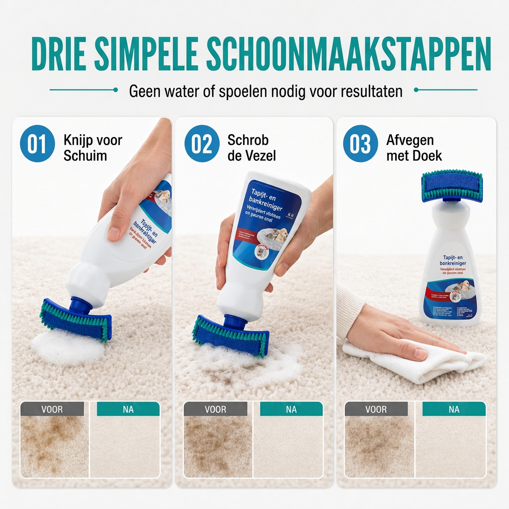 🥳HOT SALE🥳💞50.000+ VERKOCHT! Waterloze Reiniger – Vanaf €17.98! Schuim, borstelapplicator & geen doorweken. Vlekken weg – bestel nu! ✅