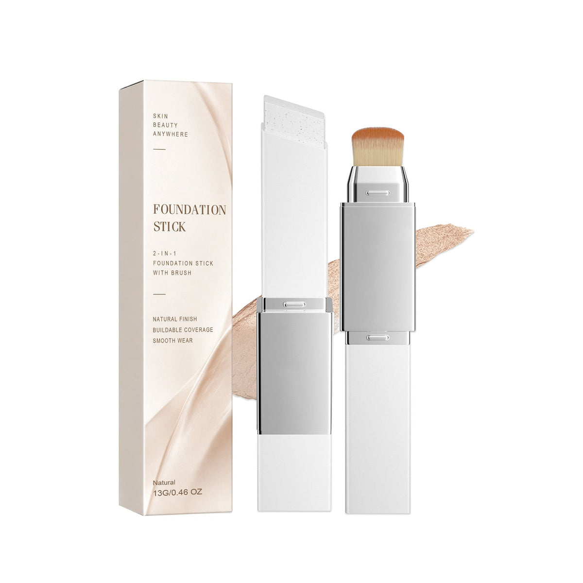 2-in-1 foundationstick met hoge dekking