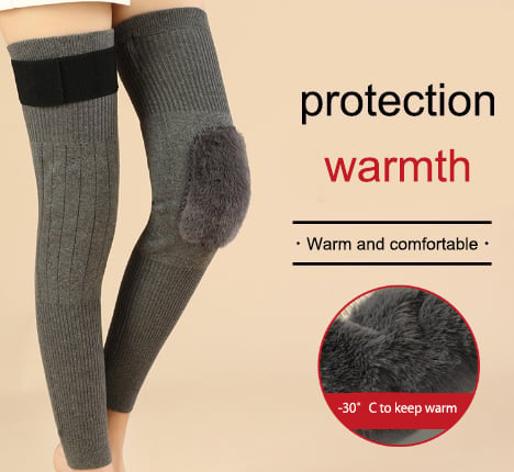 🔥🎅VROEG KERSTVERKOOP -49% KORTING ❄️Fluffy Fleece gevoerde thermische beenwarmer