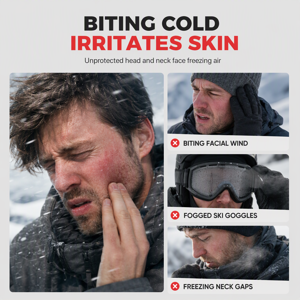 🔥❄️ 50% KORTING! Nooit meer een ijskoud gezicht! Deze warme ski-bivakmuts met poolfleece, windblokkering & anti-beslag strip houdt je hele hoofd warm – één maat past iedereen!