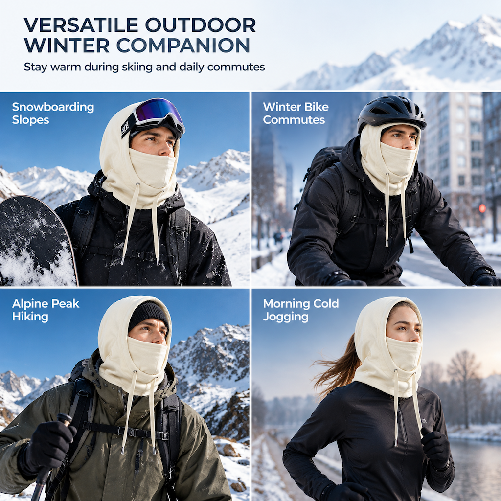 🔥❄️ 50% KORTING! Nooit meer een ijskoud gezicht! Deze warme ski-bivakmuts met poolfleece, windblokkering & anti-beslag strip houdt je hele hoofd warm – één maat past iedereen!