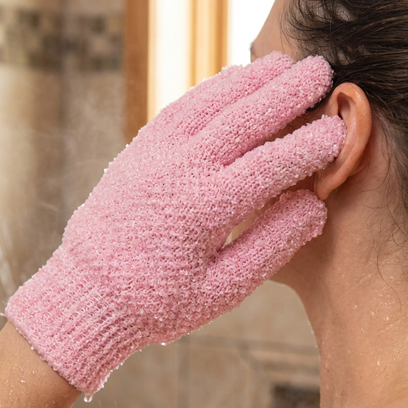 Guanto Esfoliante a Cinque Dita per Bagno e Doccia