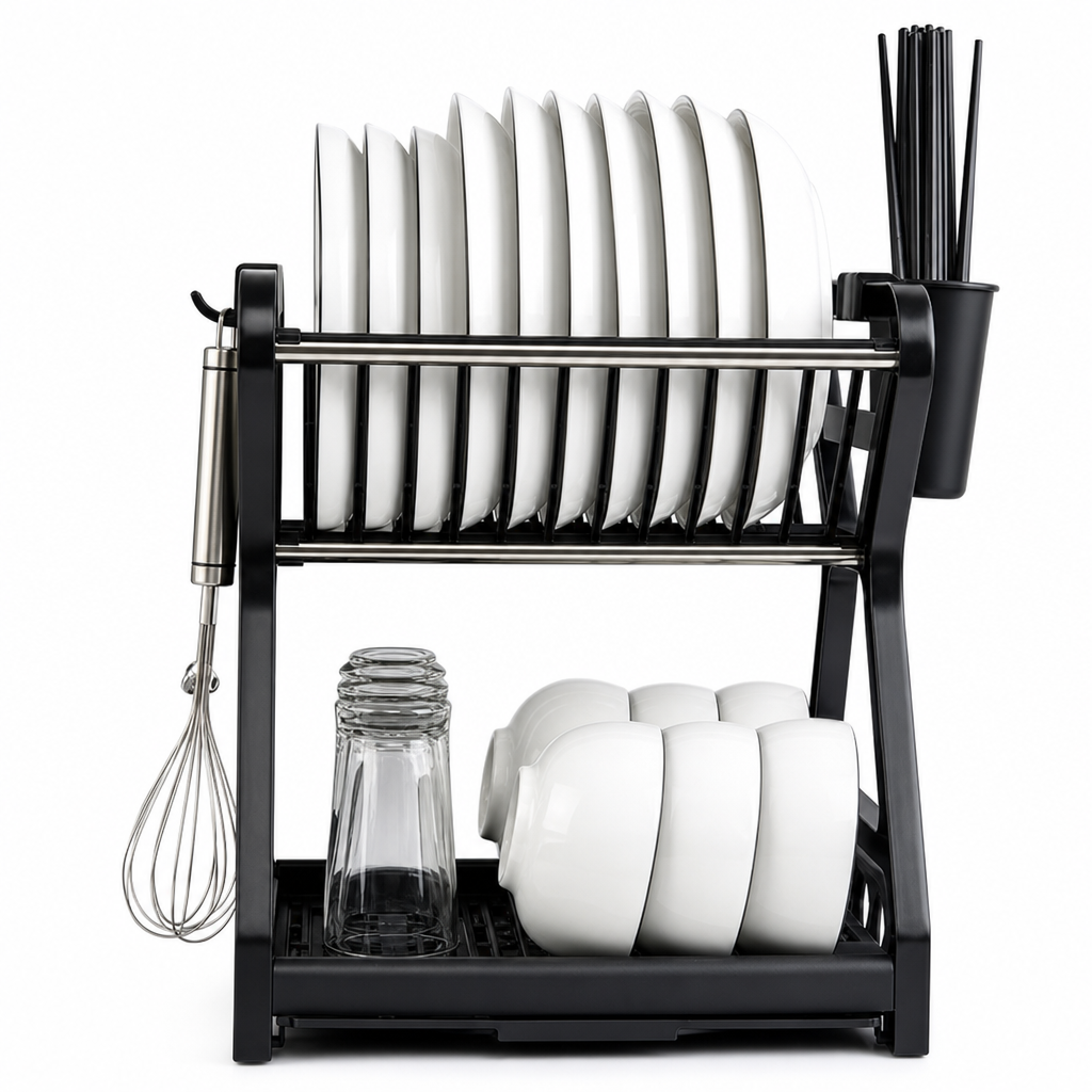 🍽️ Meerlaags Afdruiprek voor Servies