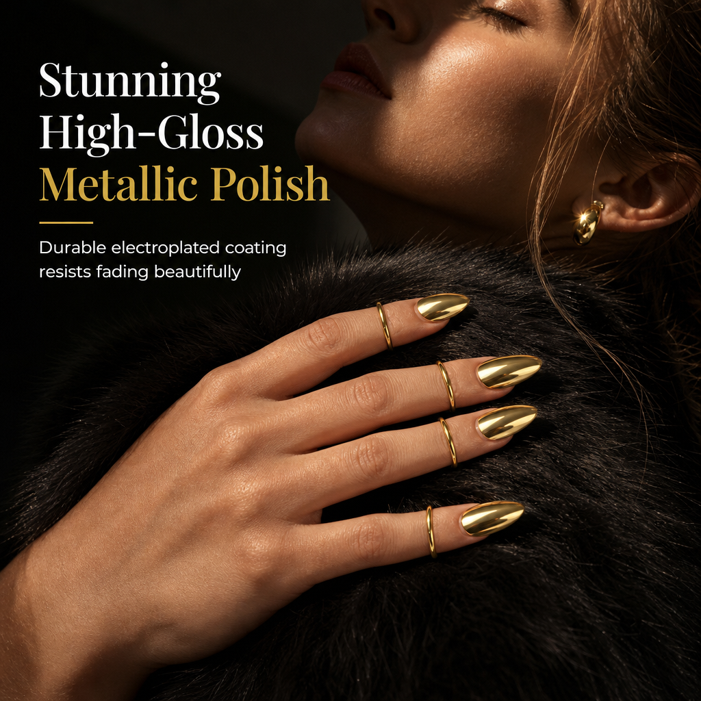 📢📢 50% KORTING💍 Modieuze metalen ring voor op de vingertop – verstelbaar, lichtgewicht en ideaal als trendy accessoire.