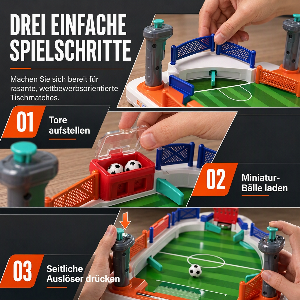 ⚽ Tafelvoetbalspel voor Twee Spelers
