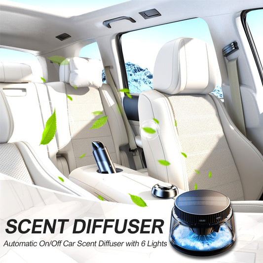 Automatische Auto Aroma Diffuser met 6 Sfeerlichten