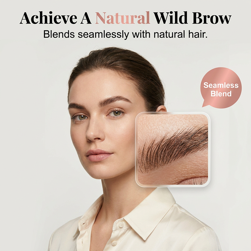 💄 TIJDELIJK 50% KORTING! ✨ Langhoudende Wenkbrauwstempel – Symmetrische Wenkbrauwen, Veegvast & Snel Aanbrengen 🤎
