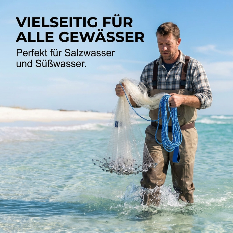 🎣 Eenvoudig te Werpen Werpnet