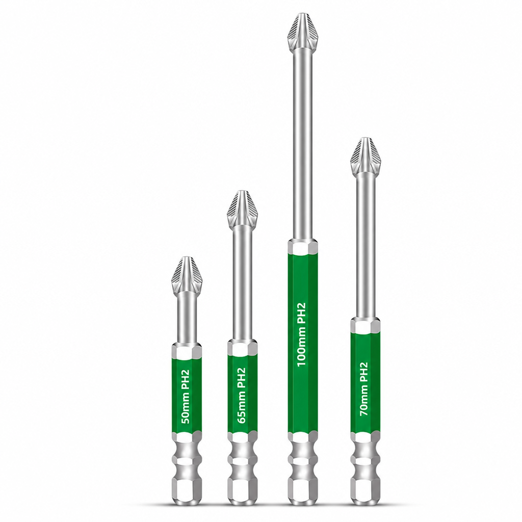 🛠50% KORTING🧱Set magnetische kruiskopbits – antislipgreep en schokbestendig, voor doe-het-zelf en reparaties