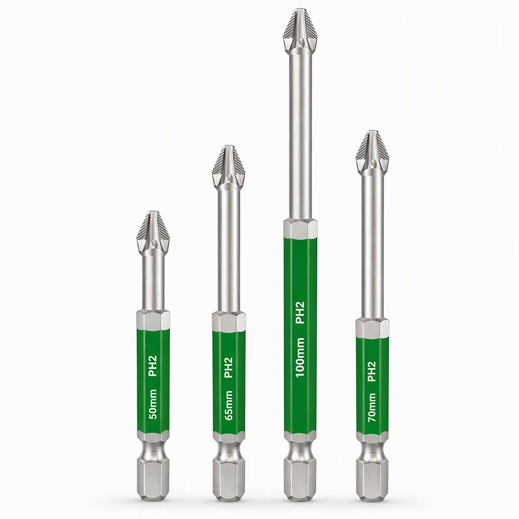 🛠50% KORTING🧱Set magnetische kruiskopbits – antislipgreep en schokbestendig, voor doe-het-zelf en reparaties