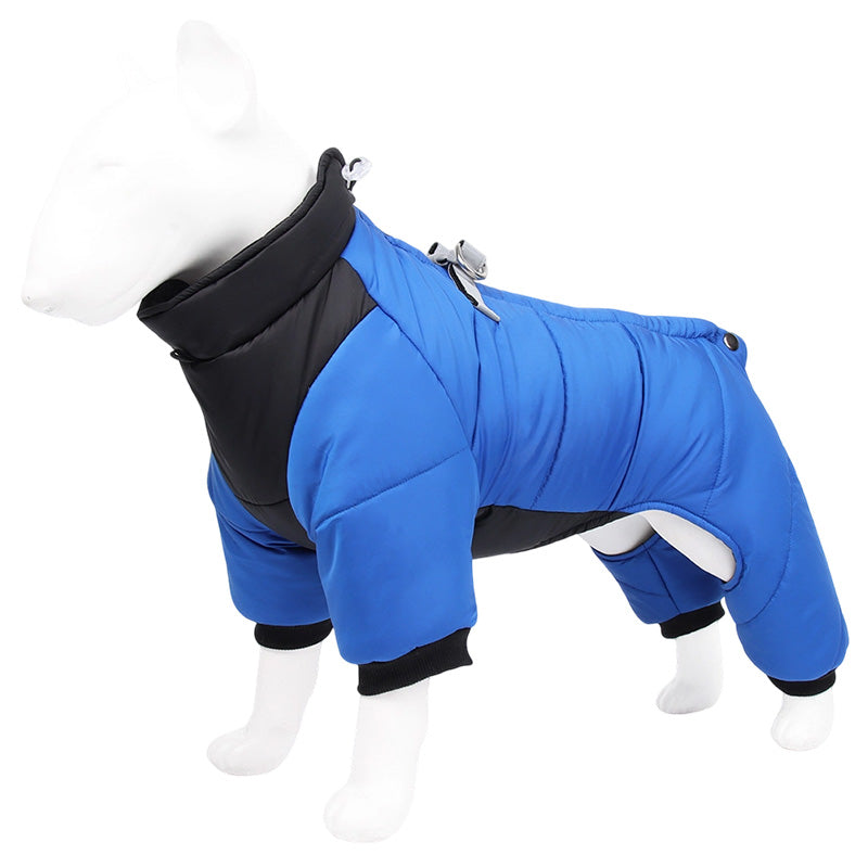 🌧️ Regen, sneeuw en kou? Deze hondenjas met ingebouwd tuigje houdt je hond warm en droog – zonder gedoe!