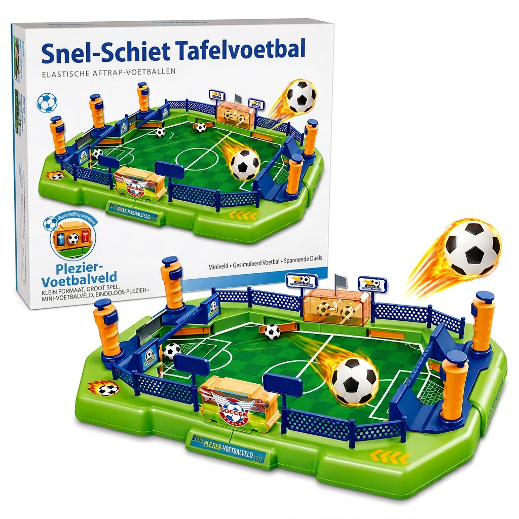 interactief tafelvoetbalspel voor twee spelers - gezellig tafelvoetbalspel voor kinderen