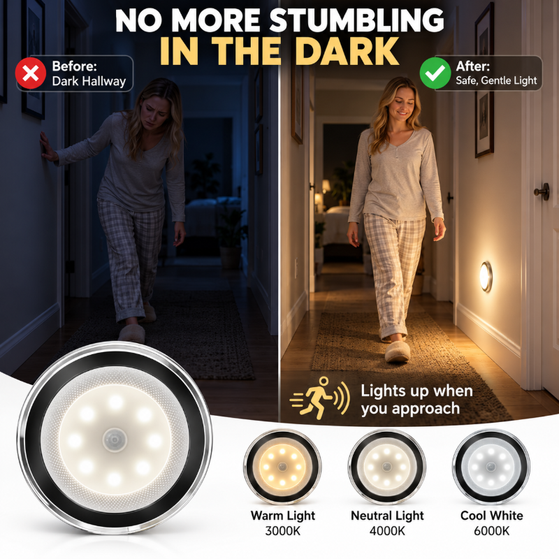 Magnetisch LED-nachtlampje met bewegingssensor
