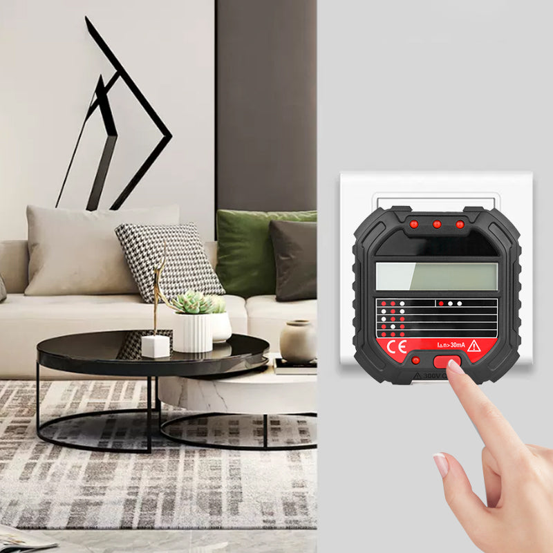 ⚡ 50% korting! Digitale contactdoostester – LCD-display, spanning & frequentie meten, RCD-test & zonder batterij. Voor veilige stopcontacten thuis! ✨🔌