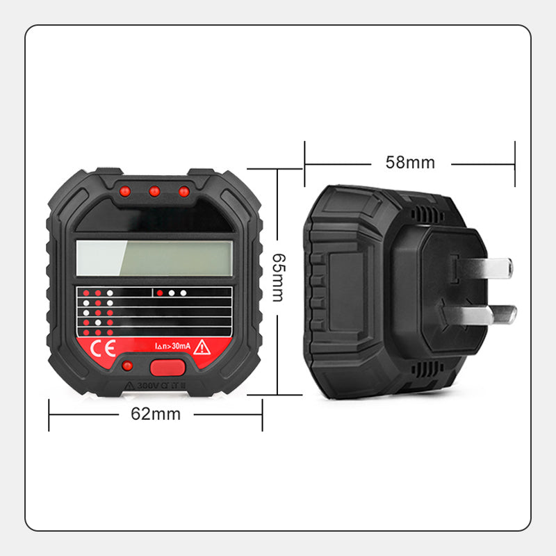 ⚡ 50% korting! Digitale contactdoostester – LCD-display, spanning & frequentie meten, RCD-test & zonder batterij. Voor veilige stopcontacten thuis! ✨🔌