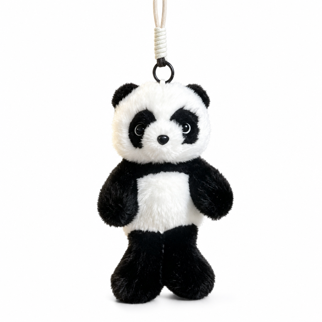 Cute Plush Animal Keychain for Backpacks and Keys