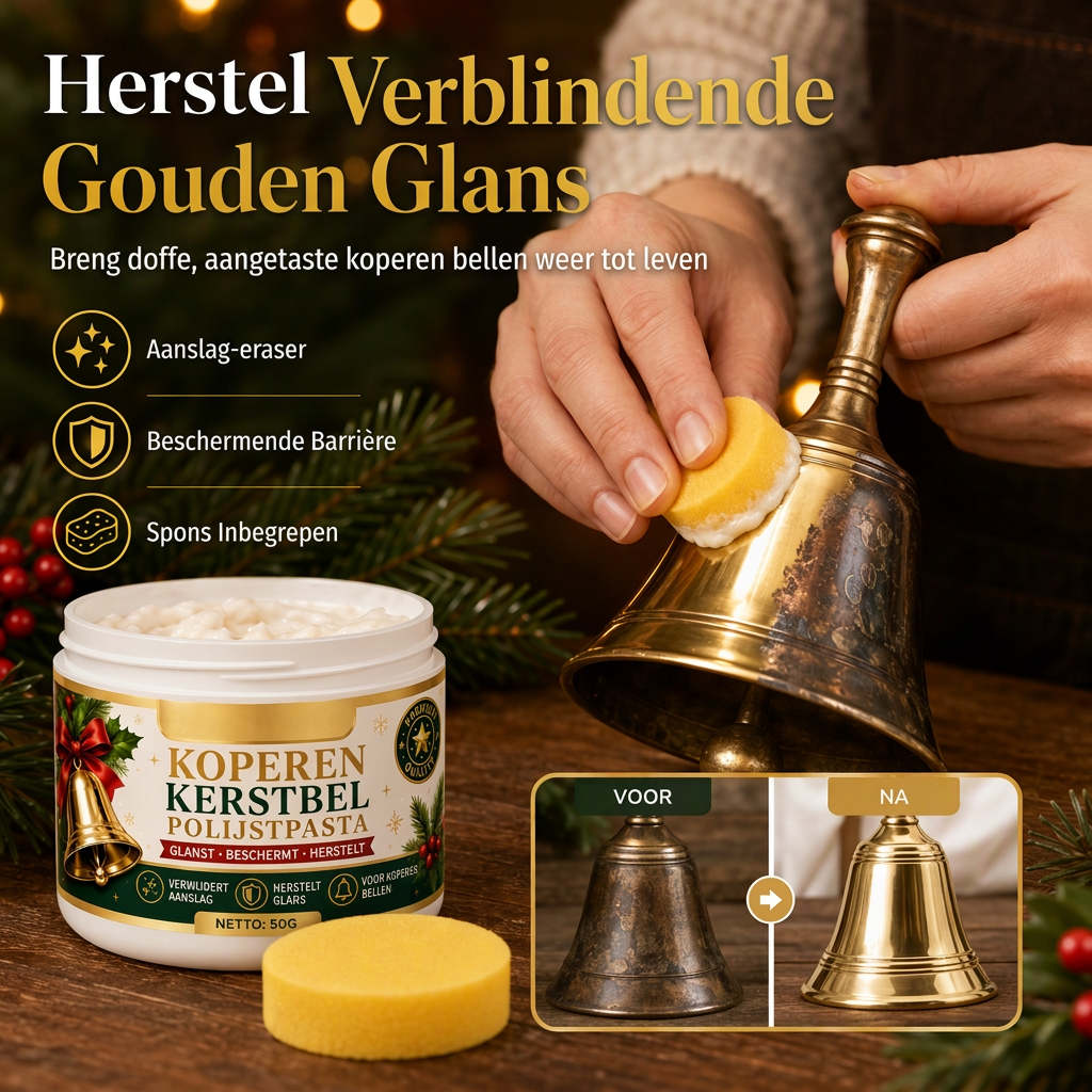 Messingbel en Koper Poetscrème voor Het Verwijderen van Aanslag en Oxidatie